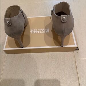 Michael Kors Women's Taupe Heeled Boots